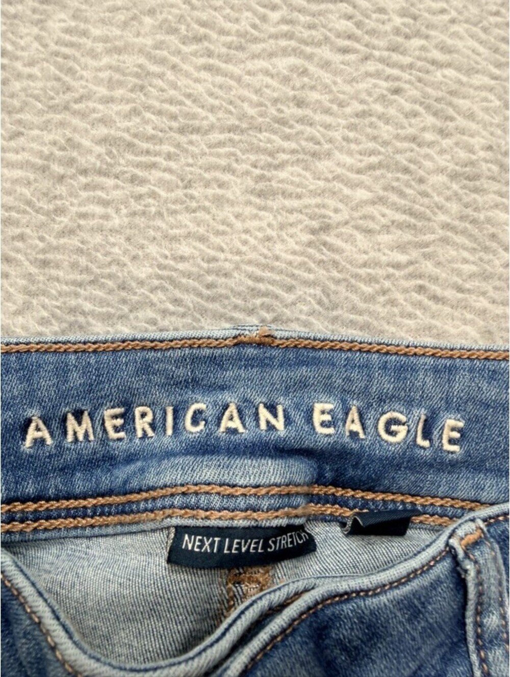 American Eagle Womens Kick Boot Flare Jeans 2 Regular Blue Wash Next Level - Picture 7 of 11